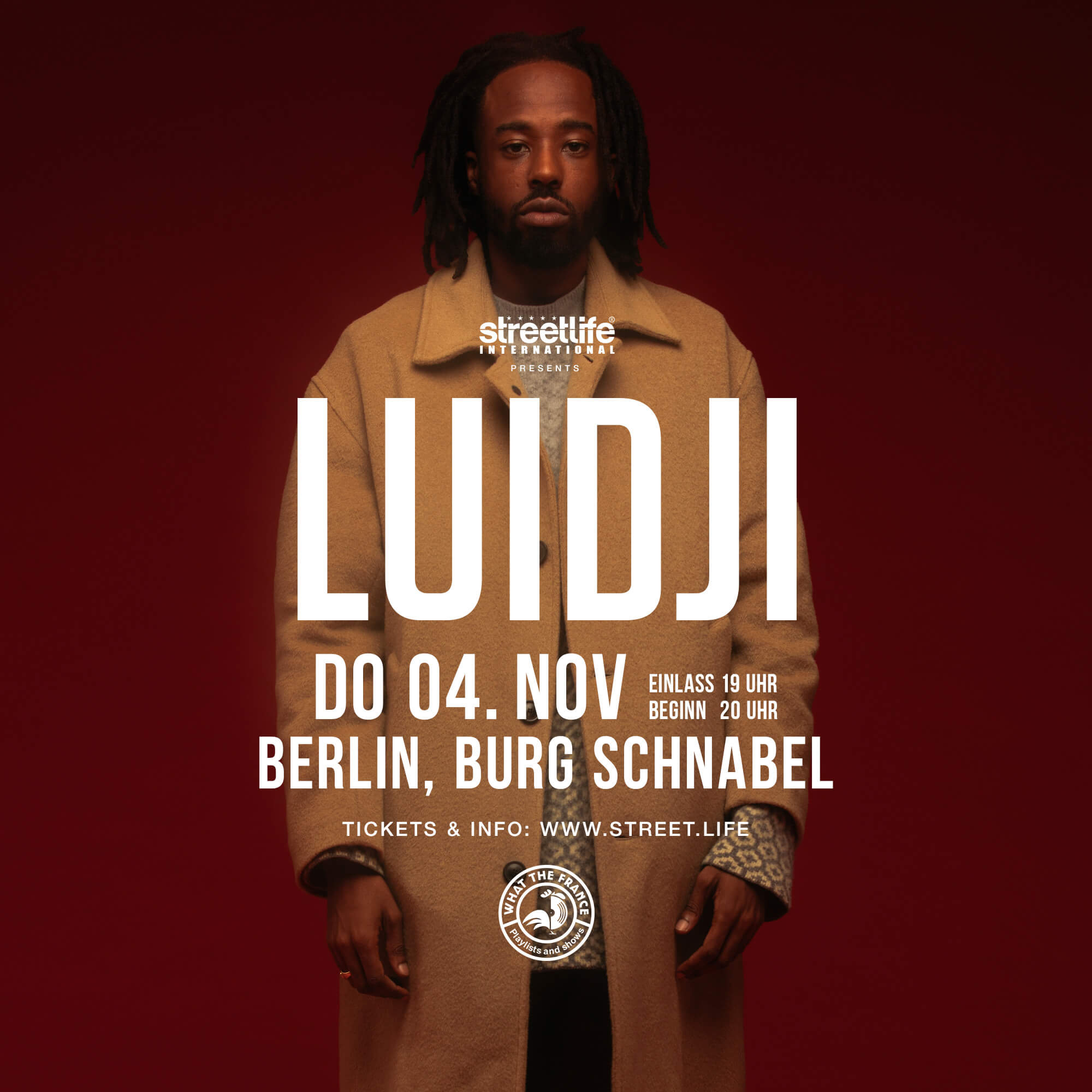 Luidji Karten für die BerlinShow zu gewinnen! What the France