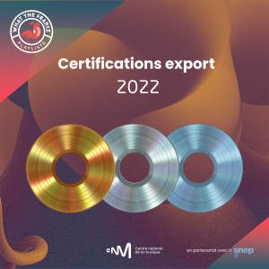 Pochette playlist Certifications Exports 2022