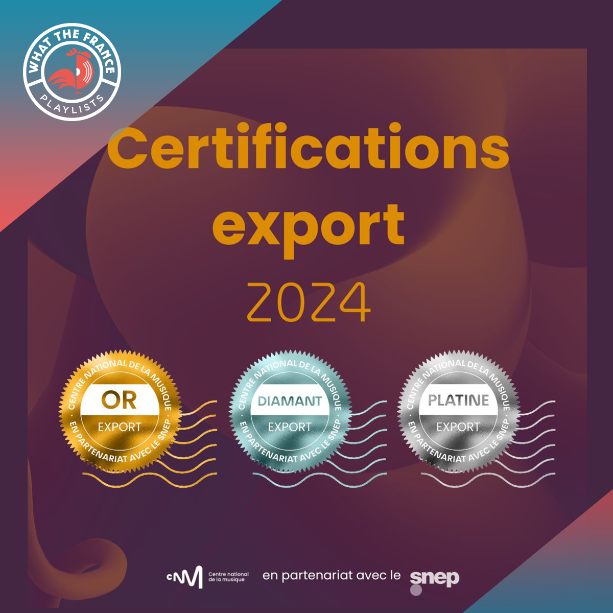 Certifications Export 2024 What the France